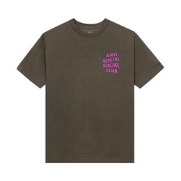 Anti Social Social Club: Коричневая футболка 