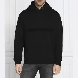 Emporio Armani: Чёрная толстовка 