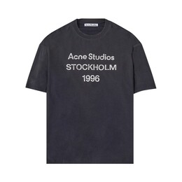 Acne Studios: Чёрная футболка 
