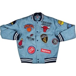 Supreme: Джинсовая куртка  Warm Up