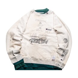 Maison Mihara Yasuhiro: Белый свитер 