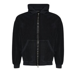 Balenciaga: Чёрная толстовка 