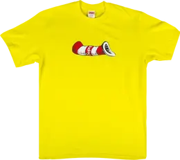 Supreme: Жёлтая футболка  Cat In The Hat