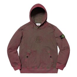 Supreme: Толстовка  Stone Island с капюшоном