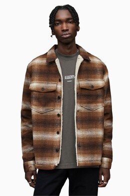 Allsaints: Коричневая куртка  All Saints