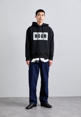 MSGM: Толстовка  Felpa с капюшоном