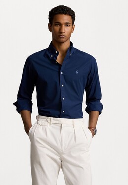 Polo Ralph Lauren: Синяя рубашка 