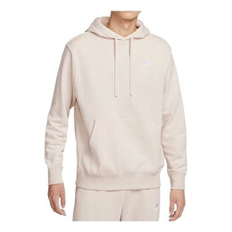 Nike: Бежевая толстовка  Sportswear Club