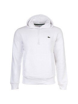 Lacoste: Белая толстовка 