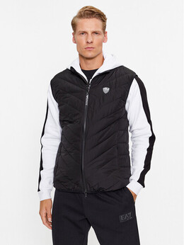 EA7 Emporio Armani: Чёрный жилет 