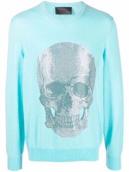 Philipp Plein: Свитер  Skull с принтом