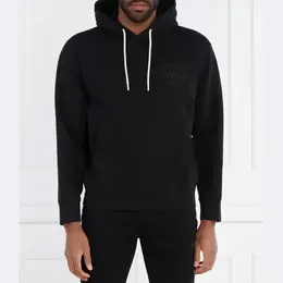 Emporio Armani: Чёрная толстовка 