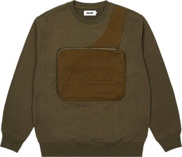 Palace: Зелёная толстовка 