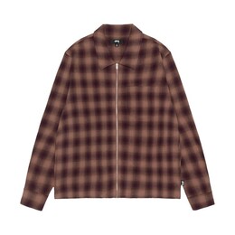 Stussy: Коричневая рубашка 