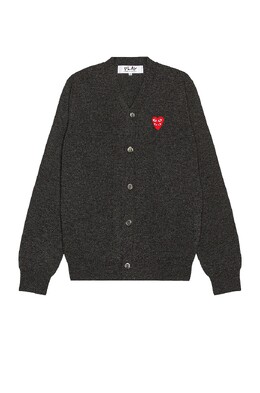 Comme des Garçons: Серый кардиган 
