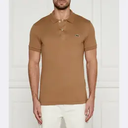 Lacoste: Бежевая рубашка 