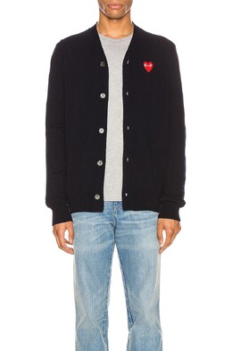 Comme des Garçons: Красный кардиган 