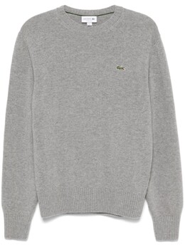 Lacoste: Серый свитер 
