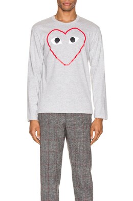 Comme des Garçons: Футболка с длинным рукавом 
