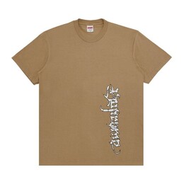 Supreme: Футболка цвета хаки 