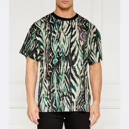 Just Cavalli: Зелёная футболка 