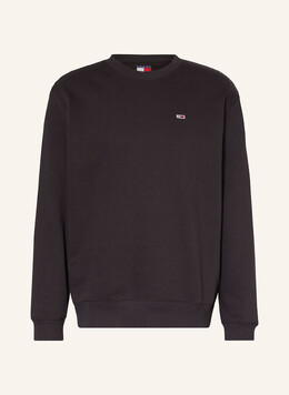 Tommy Hilfiger: Чёрная толстовка  Tommy Jeans