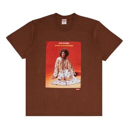 Supreme: Коричневая футболка 