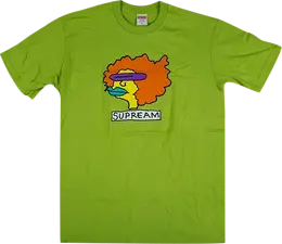 Supreme: Зелёная футболка  Gonz