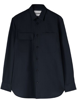 Jil Sander: Рубашка из шерсти 