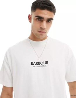 Barbour: Белая футболка  International