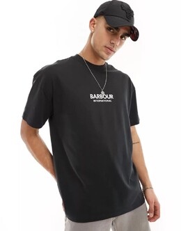 Barbour: Чёрная футболка  International