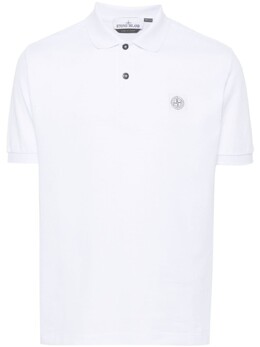 Stone Island: Белая рубашка  Compass