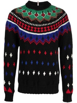 Moncler Grenoble: Жаккардовый свитер 