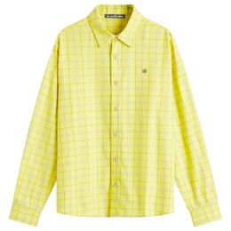 Acne Studios: Рубашка  Face из фланели