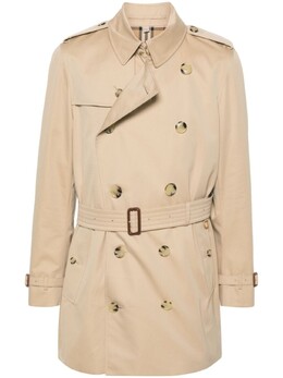 Burberry: Короткий плащ  Kensington