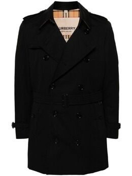 Burberry: Плащ с поясом 