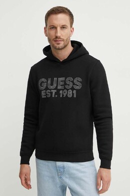GUESS: Чёрная толстовка 