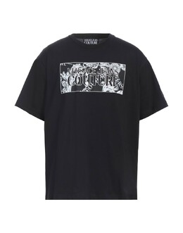 Versace Jeans Couture: Чёрная футболка 