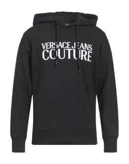 Versace Jeans Couture: Чёрная толстовка 