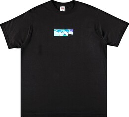 Supreme: Чёрная футболка  Box Logo