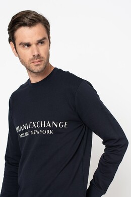 Armani Exchange: Белая толстовка 