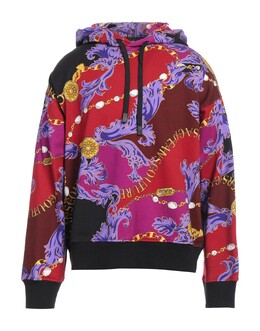 Versace Jeans Couture: Бордовая толстовка 