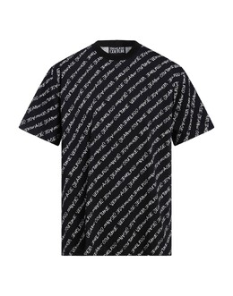 Versace Jeans Couture: Чёрная футболка 