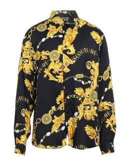 Versace Jeans Couture: Чёрная рубашка 