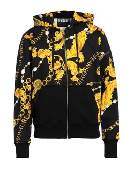 Versace Jeans Couture: Чёрная толстовка 