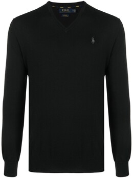 Polo Ralph Lauren: Чёрный свитер 