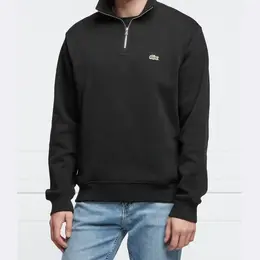 Lacoste: Чёрная толстовка 