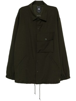 Y-3: Зелёная куртка 