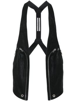 Rick Owens: Чёрный жилет  Bauhaus