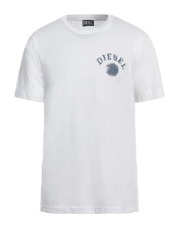 Diesel: Белая футболка 